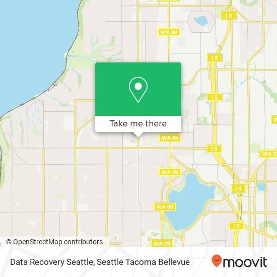 Mapa de Data Recovery Seattle