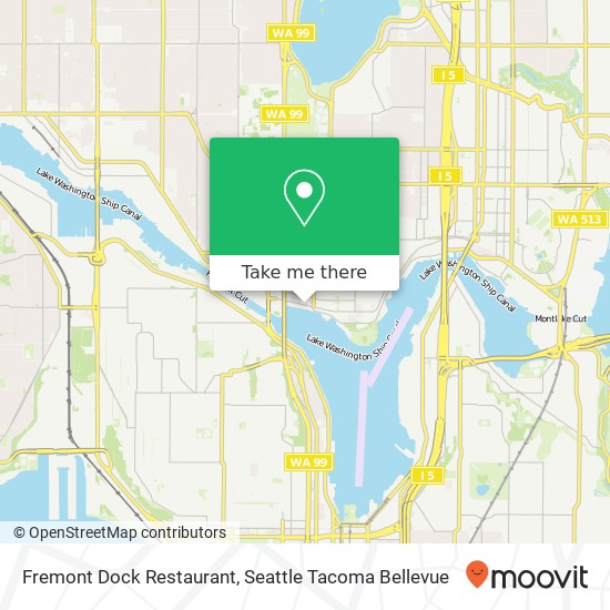 Mapa de Fremont Dock Restaurant