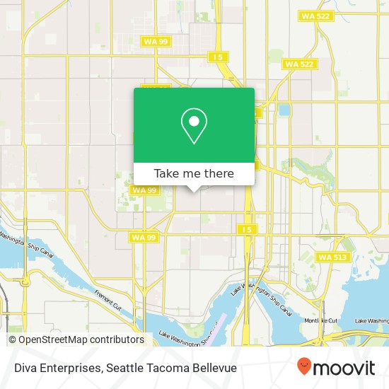 Diva Enterprises map