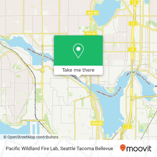 Mapa de Pacific Wildland Fire Lab