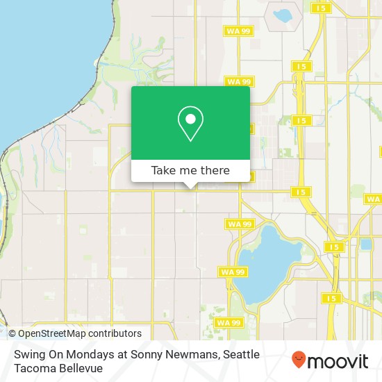 Mapa de Swing On Mondays at Sonny Newmans