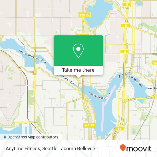 Anytime Fitness map