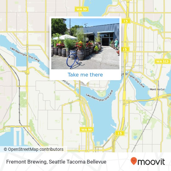 Fremont Brewing map