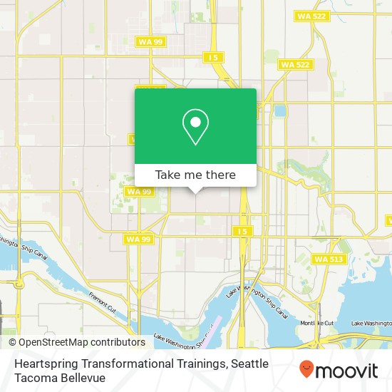 Mapa de Heartspring Transformational Trainings