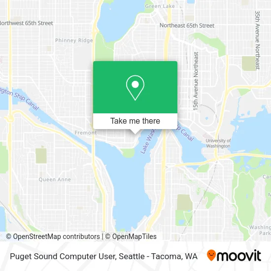 Mapa de Puget Sound Computer User