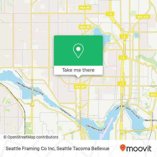 Seattle Framing Co Inc map