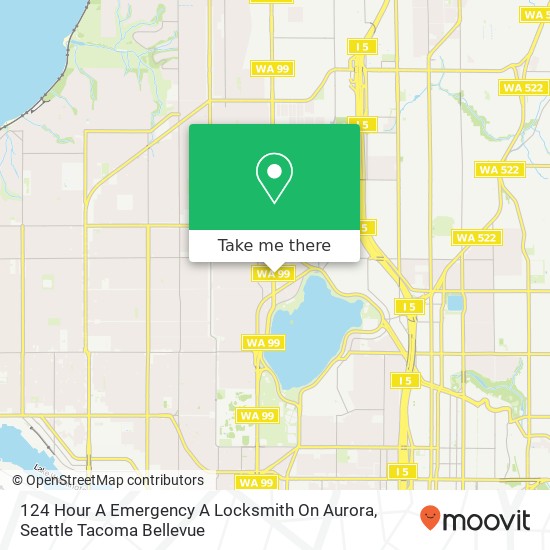 Mapa de 124 Hour A Emergency A Locksmith On Aurora