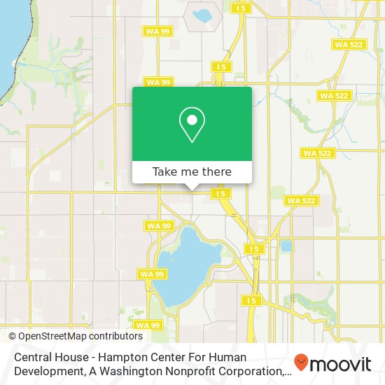 Mapa de Central House - Hampton Center For Human Development, A Washington Nonprofit Corporation