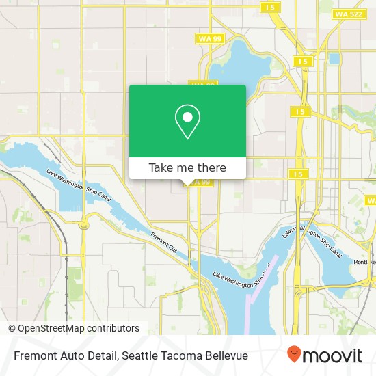 Fremont Auto Detail map