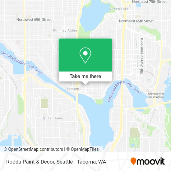 Rodda Paint & Decor map