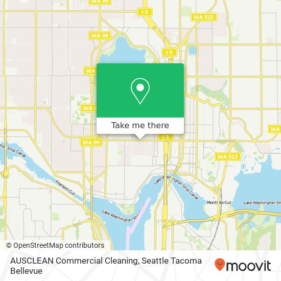 AUSCLEAN Commercial Cleaning map