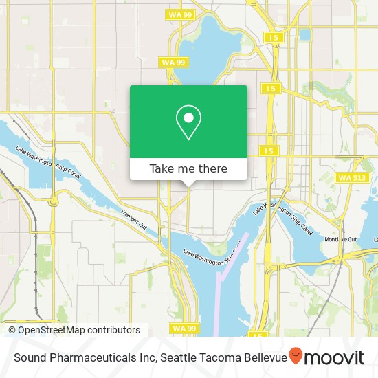 Sound Pharmaceuticals Inc map