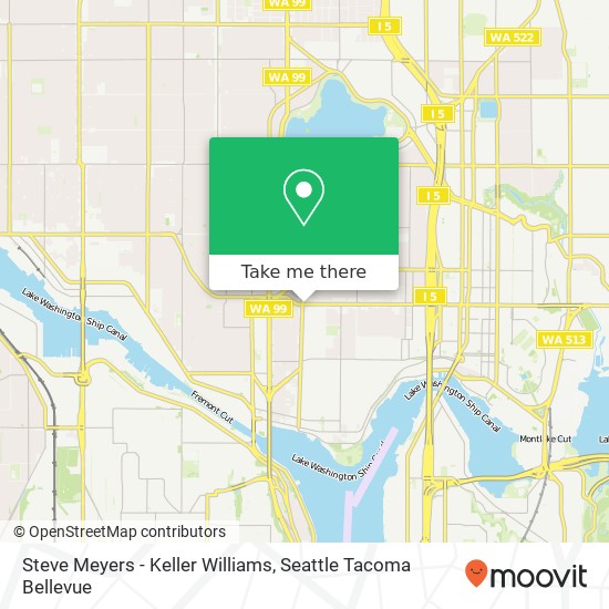 Mapa de Steve Meyers - Keller Williams
