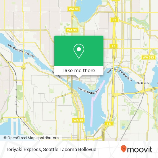 Mapa de Teriyaki Express