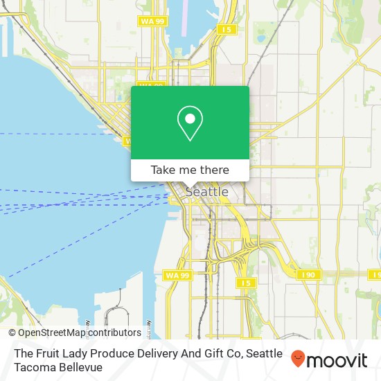 The Fruit Lady Produce Delivery And Gift Co map