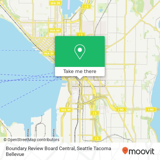 Mapa de Boundary Review Board Central