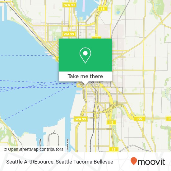 Mapa de Seattle ArtREsource