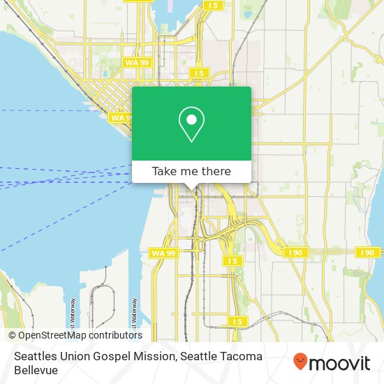 Seattles Union Gospel Mission map