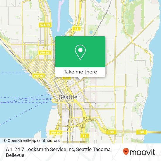 A 1 24 7 Locksmith Service Inc map