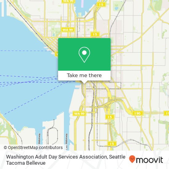 Mapa de Washington Adult Day Services Association