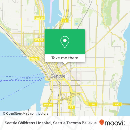 Seattle Children's Hospital map