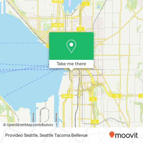 Mapa de Provideo Seattle