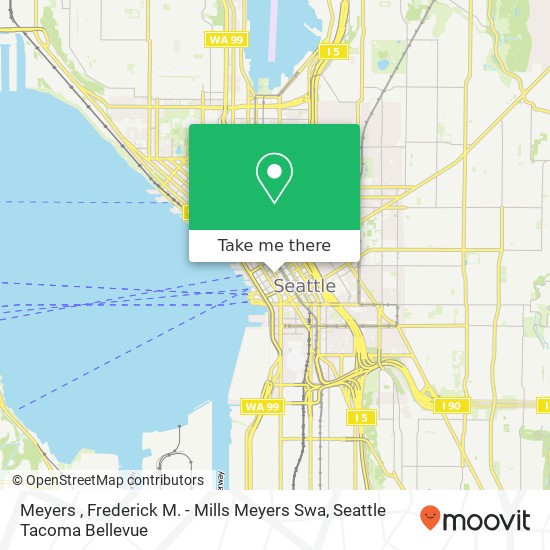 Mapa de Meyers , Frederick M. - Mills Meyers Swa