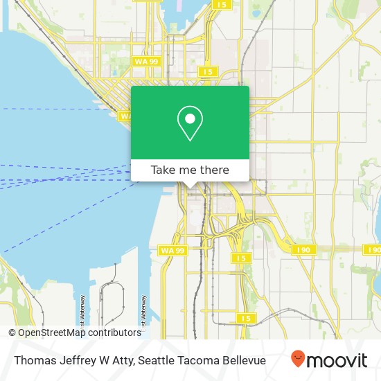 Mapa de Thomas Jeffrey W Atty