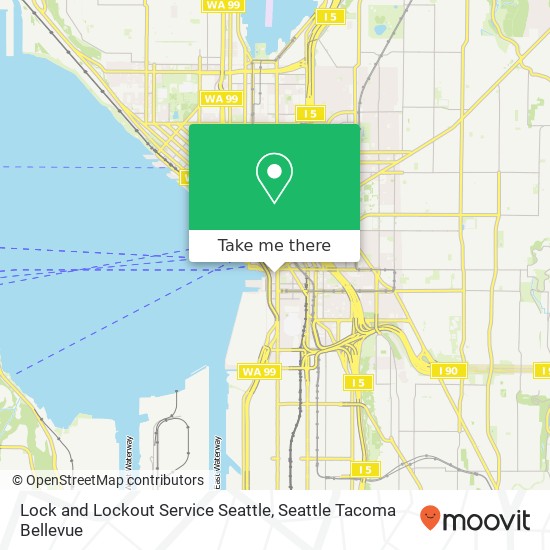 Lock and Lockout Service Seattle map