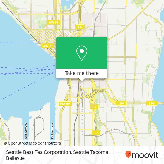 Seattle Best Tea Corporation map