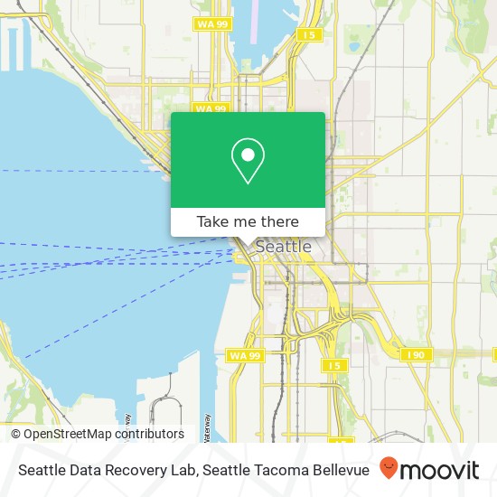 Mapa de Seattle Data Recovery Lab