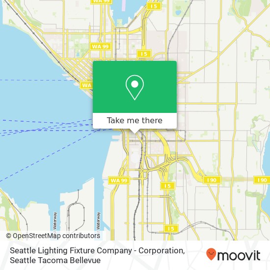 Mapa de Seattle Lighting Fixture Company - Corporation