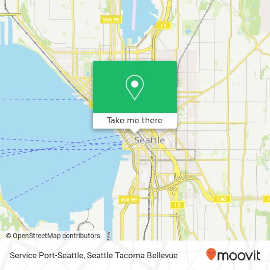 Mapa de Service Port-Seattle