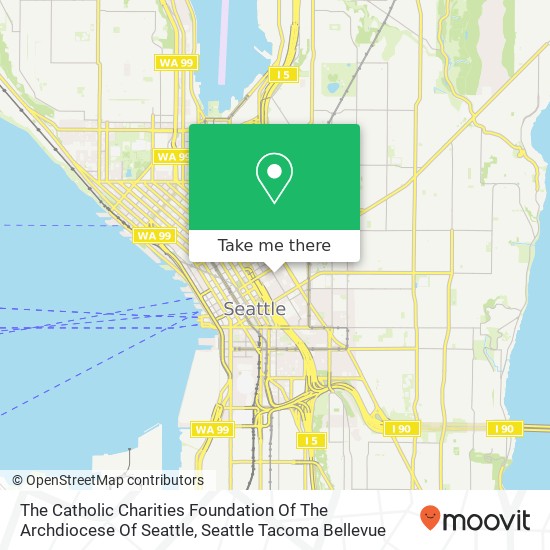 The Catholic Charities Foundation Of The Archdiocese Of Seattle map