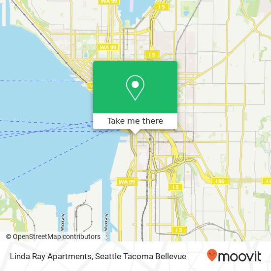 Linda Ray Apartments map