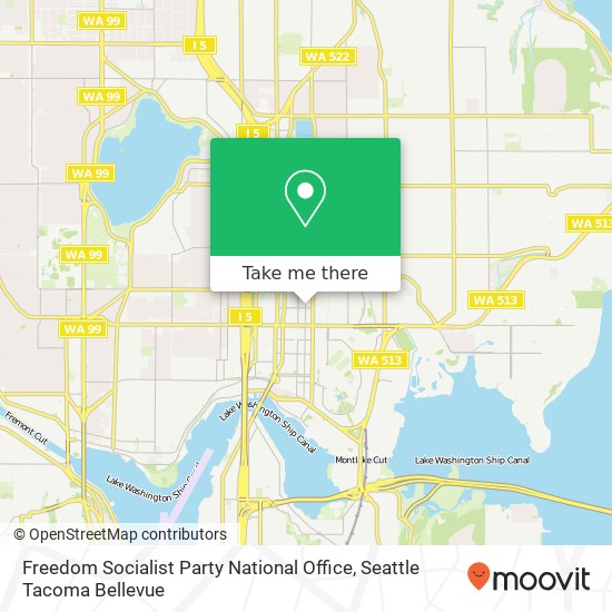 Mapa de Freedom Socialist Party National Office