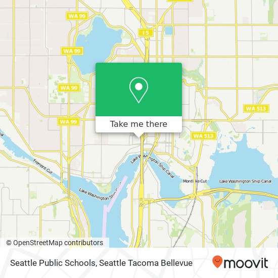 Seattle Public Schools map