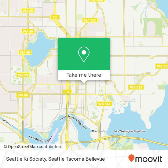 Seattle Ki Society map