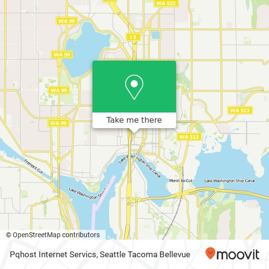 Pqhost Internet Servics map