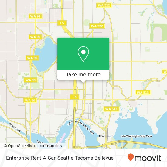 Enterprise Rent-A-Car map