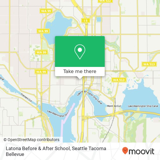 Latona Before & After School map