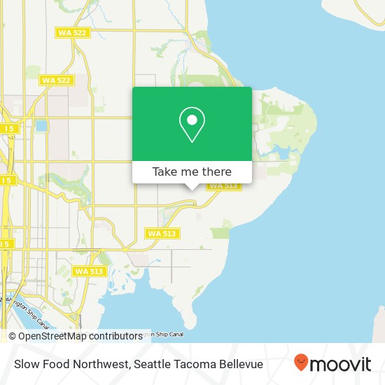 Slow Food Northwest map