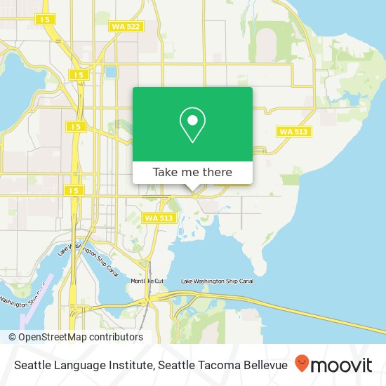 Mapa de Seattle Language Institute