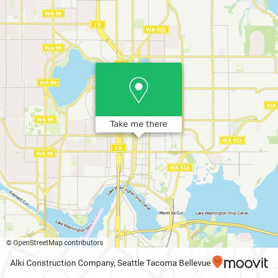 Alki Construction Company map