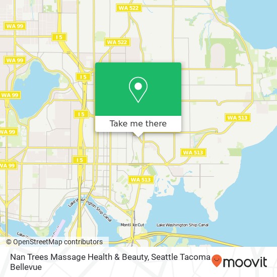Mapa de Nan Trees Massage Health & Beauty