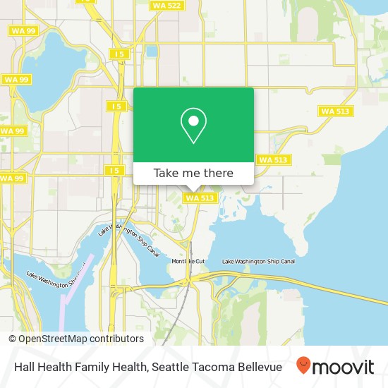 Hall Health Family Health map