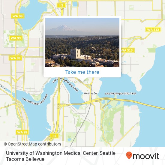 Mapa de University of Washington Medical Center