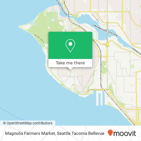 Mapa de Magnolia Farmers Market