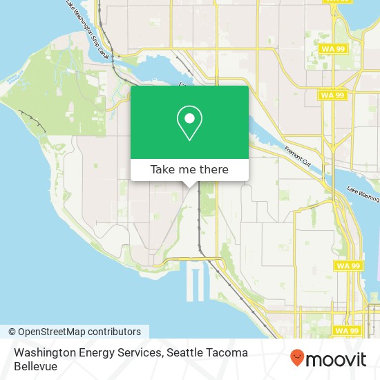 Mapa de Washington Energy Services