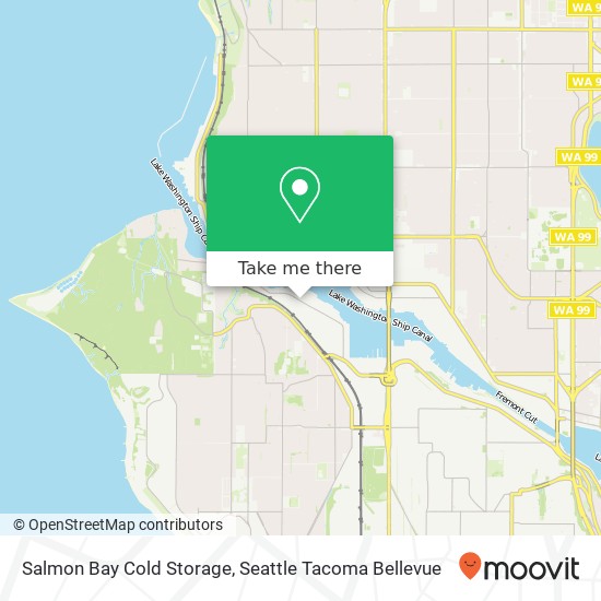 Salmon Bay Cold Storage map